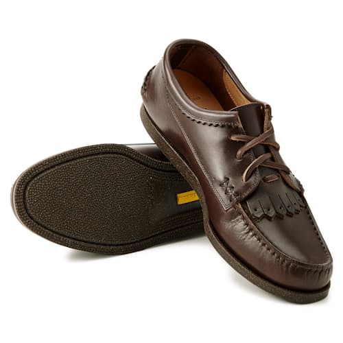 laydown image of Italian Blucher With Camp Sole