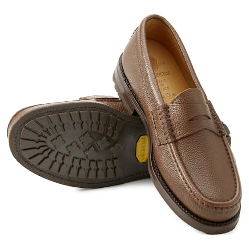laydown image of Rob's Loafer w/ Vibram Sole