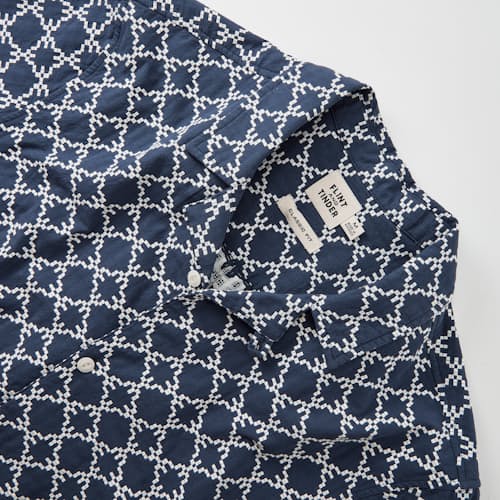 laydown detail image of Dobby Camp Collar Shirt