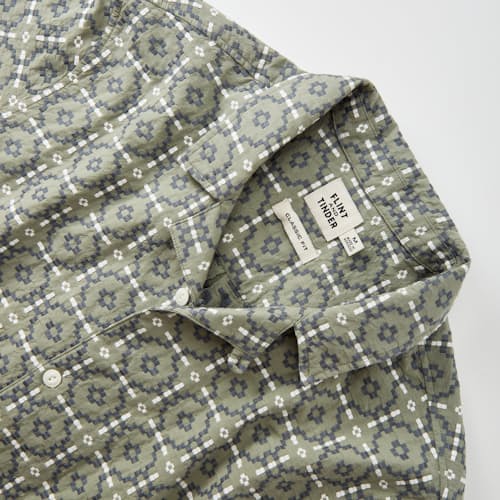 laydown detail image of Dobby Camp Collar Shirt