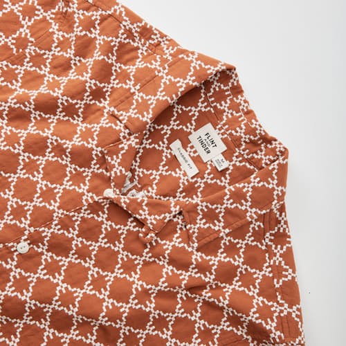 laydown detail image of Dobby Camp Collar Shirt
