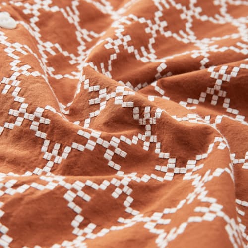laydown detail image of Dobby Camp Collar Shirt