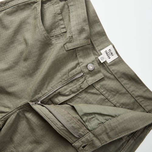 laydown detail image of Linen Ripstop Mill Pant