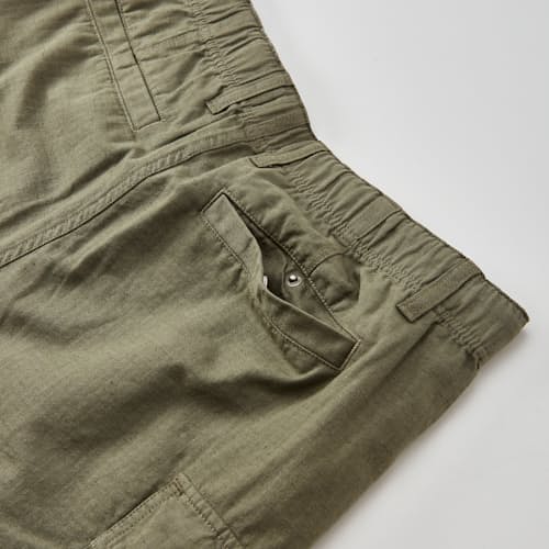 laydown detail image of Linen Ripstop Utility Cargo Short