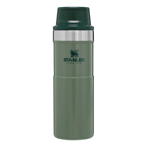 laydown image of Trigger Action Travel Mug - 16oz