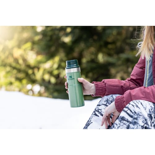 laydown image of Trigger Action Travel Mug - 16oz