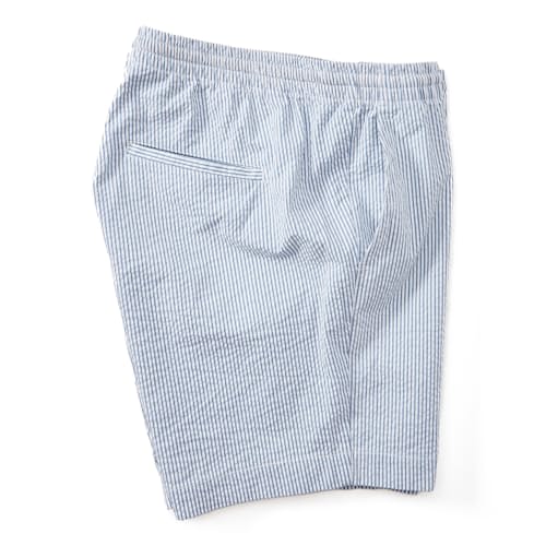 laydown image of 365 Seersucker Drawstring Short - 7"