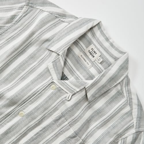 laydown detail image of Guayabera Twill Short Sleeve Shirt