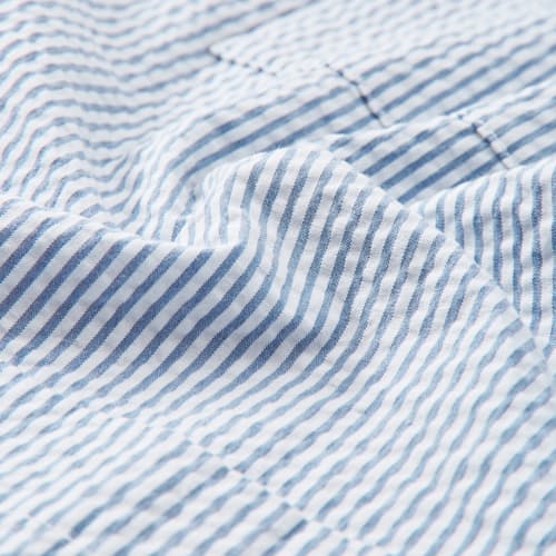 laydown detail image of Guayabera Seersucker Short Sleeve Shirt