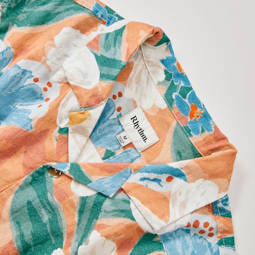 laydown detail image of Lost Orchid Camp Collar Shirt