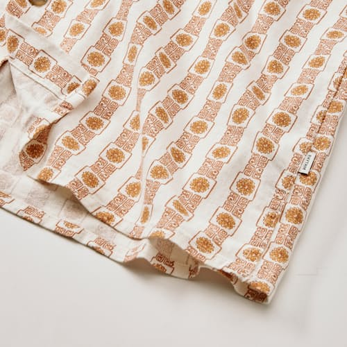 laydown detail image of Tile Stripes Short Sleeve Shirt