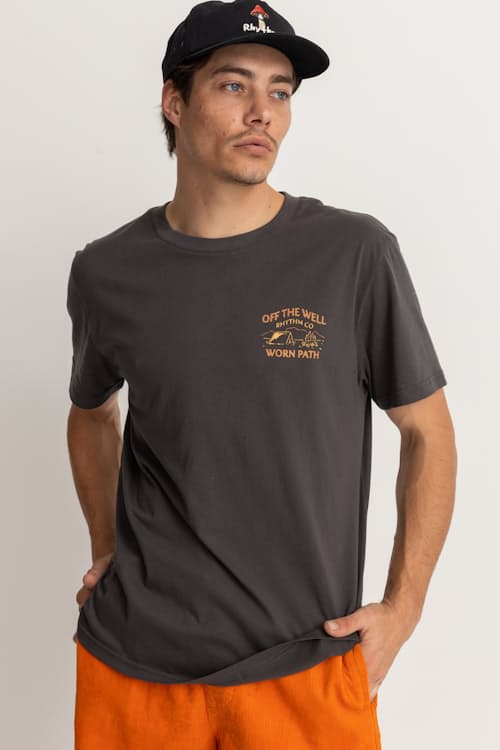 on model image of Wilderness Short Sleeve T-Shirt