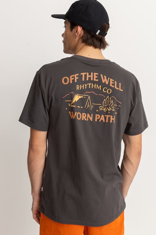 on model image of Wilderness Short Sleeve T-Shirt