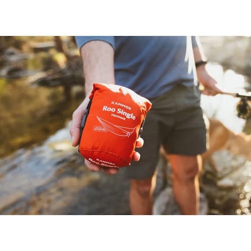 lifestyle image of Roo Single Camping Hammock