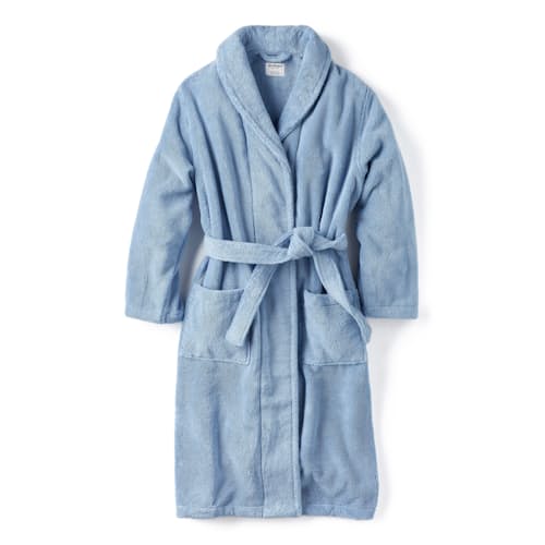 laydown image of Exclusive GOTS® Organic Cotton Extra Heavyweight Terry Long Robe