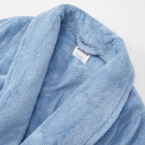 laydown image of Exclusive GOTS® Organic Cotton Extra Heavyweight Terry Long Robe
