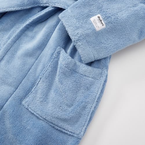 laydown image of Exclusive GOTS® Organic Cotton Extra Heavyweight Terry Long Robe