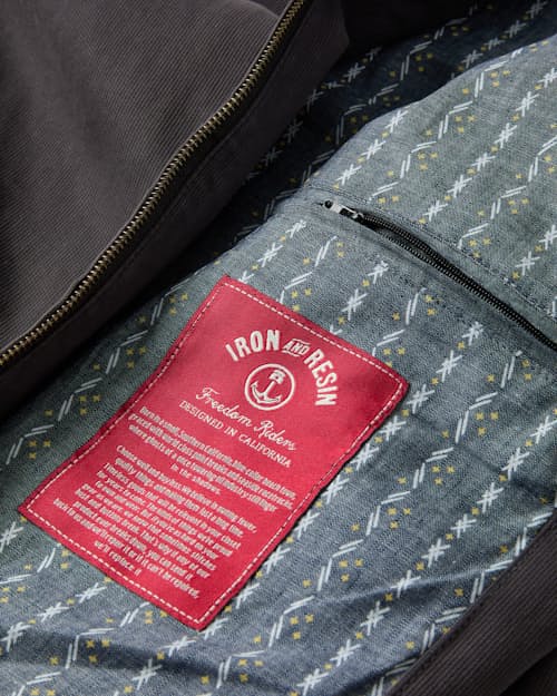 laydown detail image of Line Up Bomber Jacket
