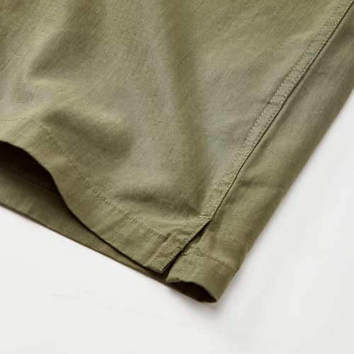 laydown detail image of Camp Collar Tipped Short Sleeve Shirt