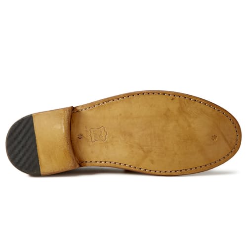 laydown image of Patnoflex Woven Leather Loafer