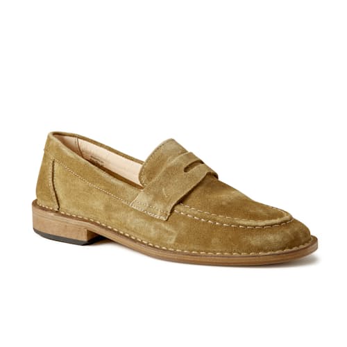 laydown image of Fastflex Suede Loafer
