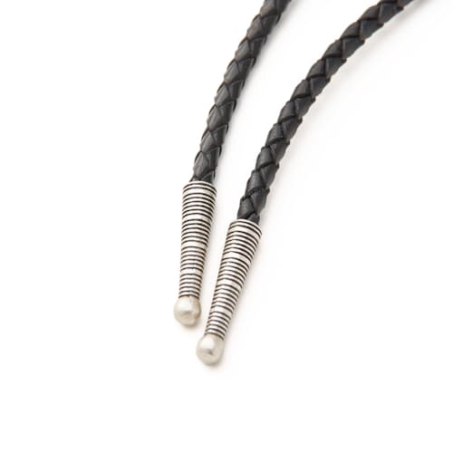 laydown image of Mountain Agate Bolo Tie
