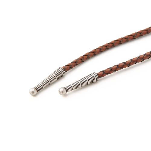 laydown image of Kyanite Drop Bolo Tie