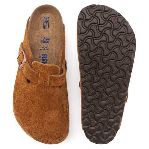 laydown image of Boston Soft Footbed Clog