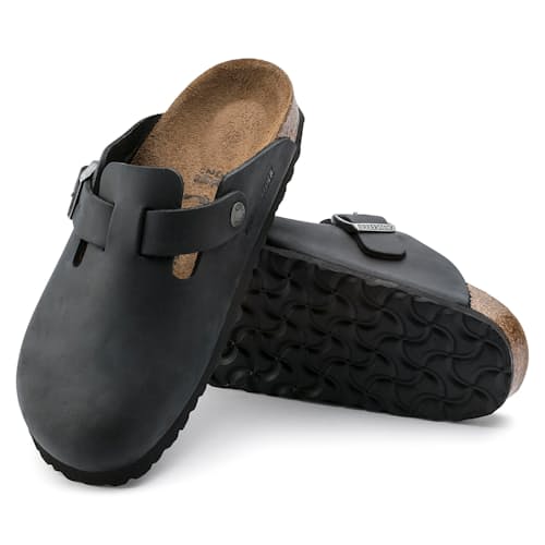 laydown image of Boston Classic Footbed Clog