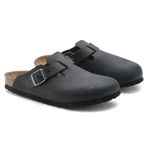 laydown image of Boston Classic Footbed Clog