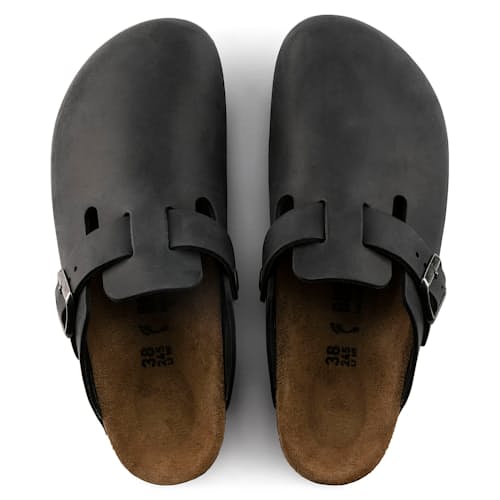 laydown image of Boston Classic Footbed Clog
