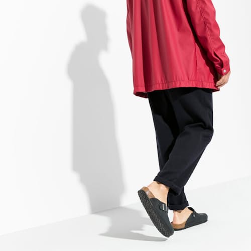 on model image of Boston Classic Footbed Clog