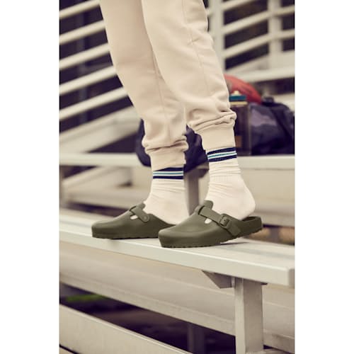 lifestyle image of Boston EVA Clog