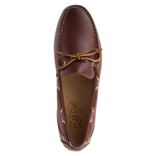 laydown image of Gold Cup Harpswell 1-Eye Driving Shoe