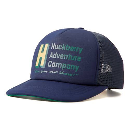 laydown image of Huckberry Adventure Company Foam Trucker Hat