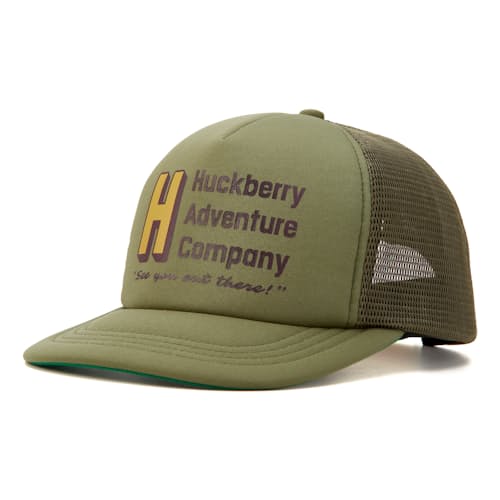 laydown image of Huckberry Adventure Company Foam Trucker Hat