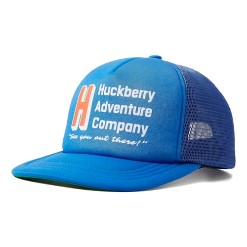 laydown image of Huckberry Adventure Company Foam Trucker Hat