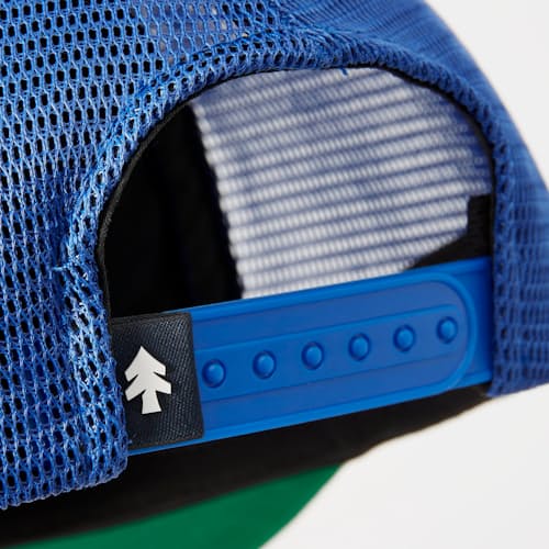 lifestyle image of Huckberry Adventure Company Foam Trucker Hat