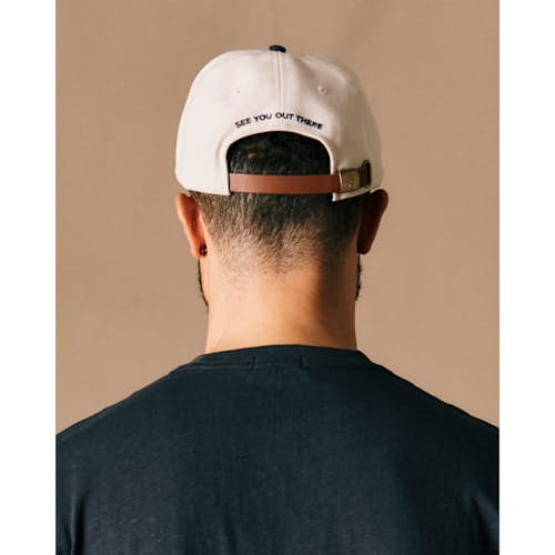 on model image of Huckberry Explorer Hat