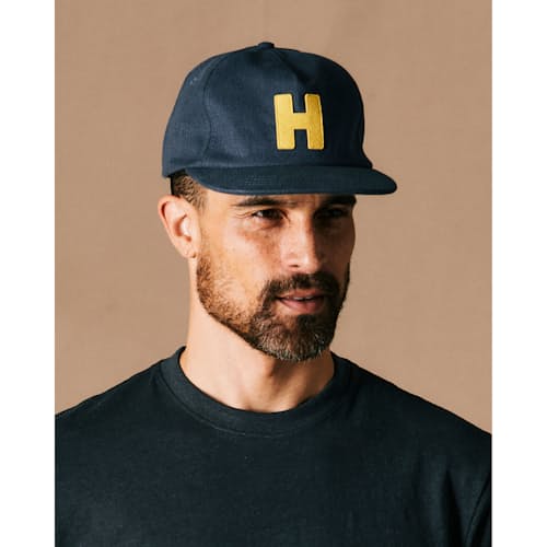 on model image of Huckberry Explorer Hat