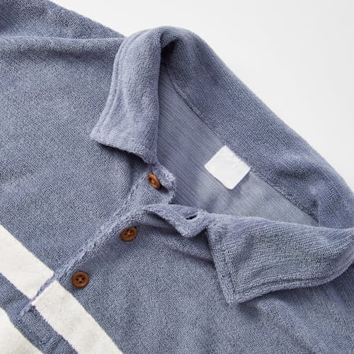 laydown detail image of Cabana Towel Terry Surf Polo