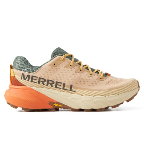 laydown image of Huckberry x Merrell Agility Peak 5 Trail Sneaker