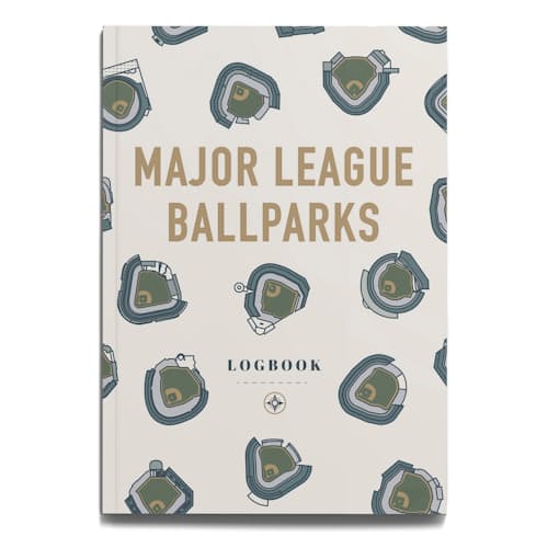 laydown image of Major League Ballparks Logbook