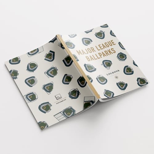 lifestyle image of Major League Ballparks Logbook