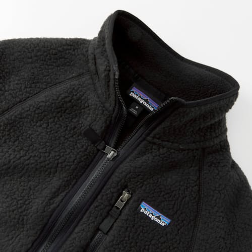 laydown detail image of Retro Pile Fleece Jacket