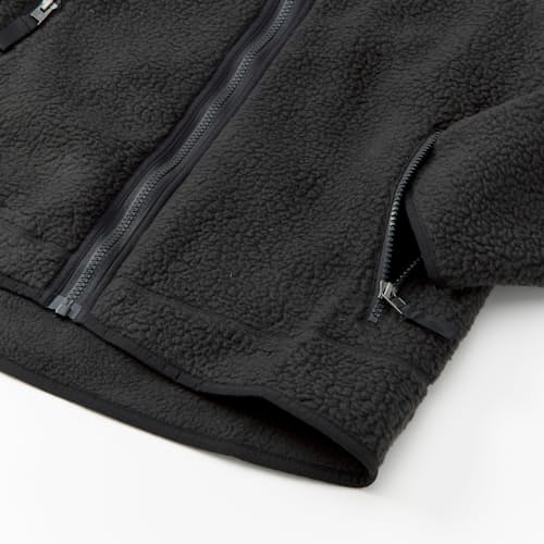 laydown detail image of Retro Pile Fleece Jacket