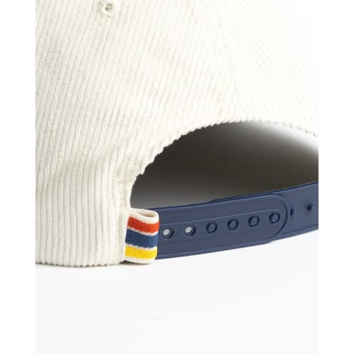 laydown image of Embroidered World Surf Co. Cord Hat