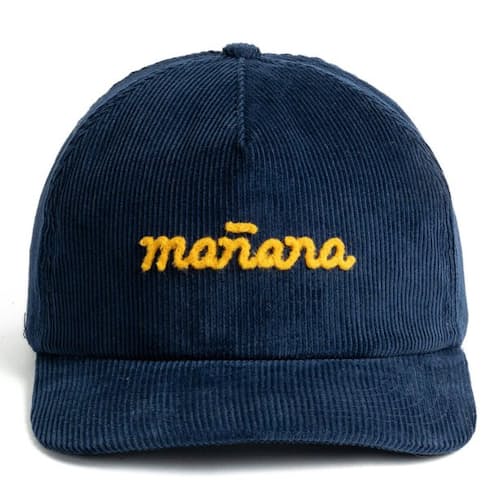 laydown image of Chainstitched Logo Cord Hat