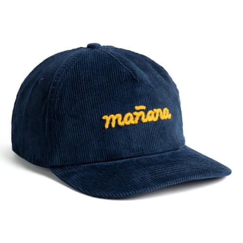 laydown image of Chainstitched Logo Cord Hat