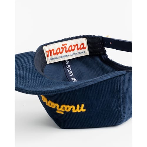 laydown image of Chainstitched Logo Cord Hat